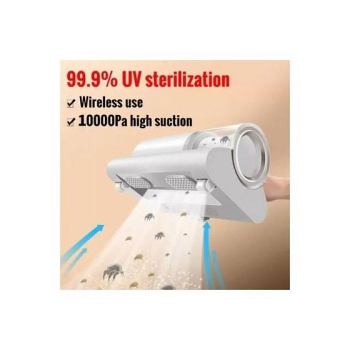 Aspirateur anti acariens et antibactérien sans fil - Rechargeable