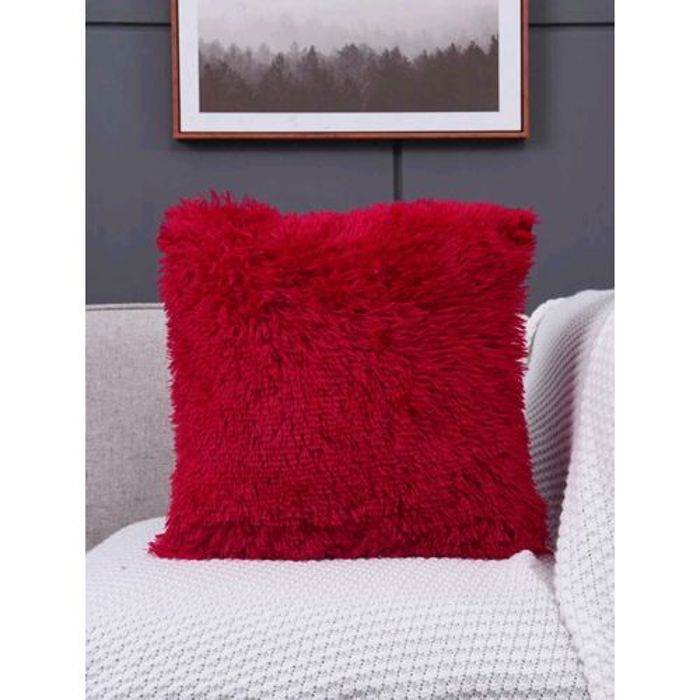 Housse de coussin sans bourre en peluche