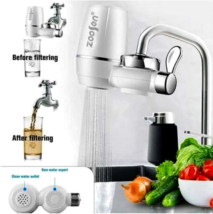 Filtre à eau pour robinet de cuisine, purificateur d'eau absorbant,Haute qualité