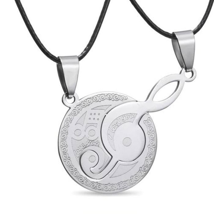 Collier Couple -  Note Musique