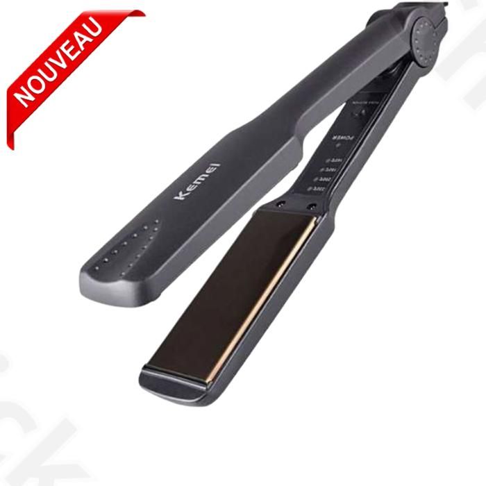 Lisseur Cheveux Céramique avec 4 niveaux de température KM-329