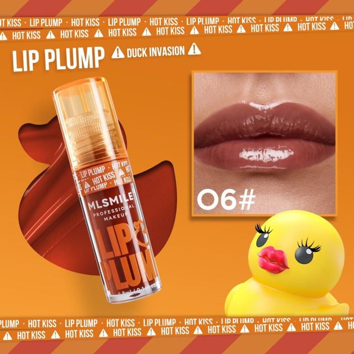 Huile à Lèvres - MLSMILE - Duck Invasion #06 - 4.8ml - Effet Miroir - Hydratation Profonde