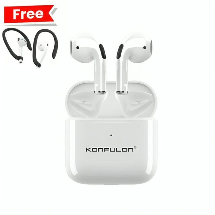Ecouteur sans fil Bluetooth Konfulon BTS-11 Original + Crochets d'Oreilles Sportifs Gratuit