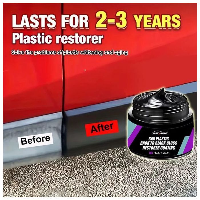 Cire de polissage universelle pour réparation du cuir et du plastique de voiture,crème de reconditionnement 50g