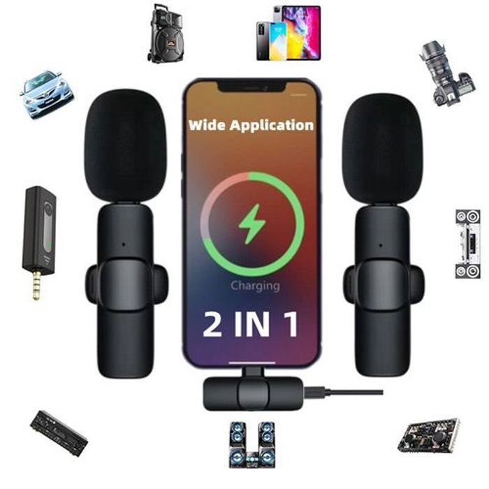 Micro-Cravate sans fil K9 pour Type C diffusion direct Youtube, Facebook,TikTok
