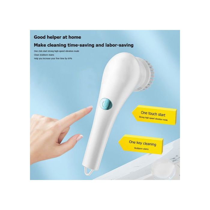 Brosse électrique portative 5 en 1, outil de nettoyage d'évier de cuisine salle de bains