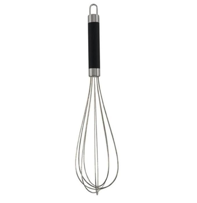 Fouet professionnel fils en inox pour cuisine et patisserie, avec manche ergonomique