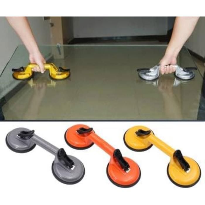Ventouse à Vide Robuste pour la Manutention de Vitres,Carrelages et Sols (Couleur aléatoire)