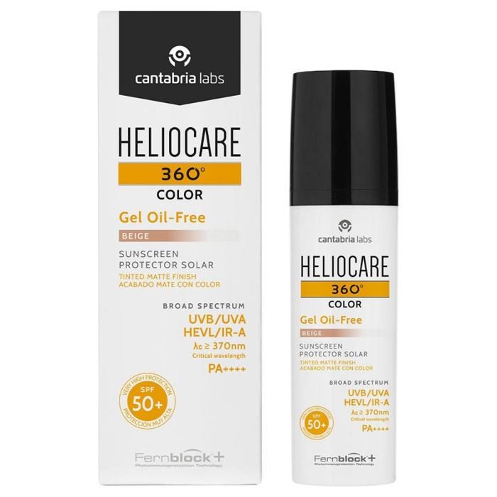 Crème Solaire - Heliocare - 360 - Haute Protection SPF 50+ - Texture Gel - Non Comédogène