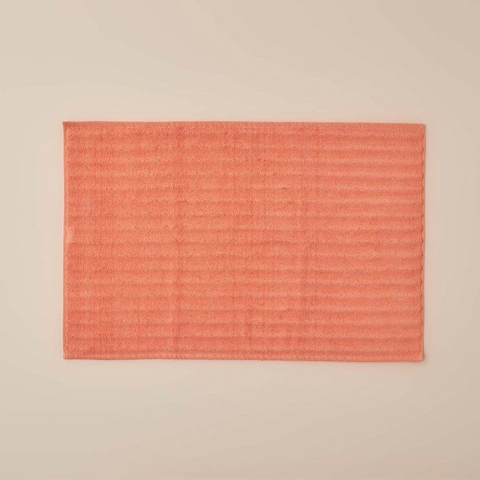 Serviette de pied - 100% Coton - Orange - 50x80 cm - Douceur - Absorption élevée