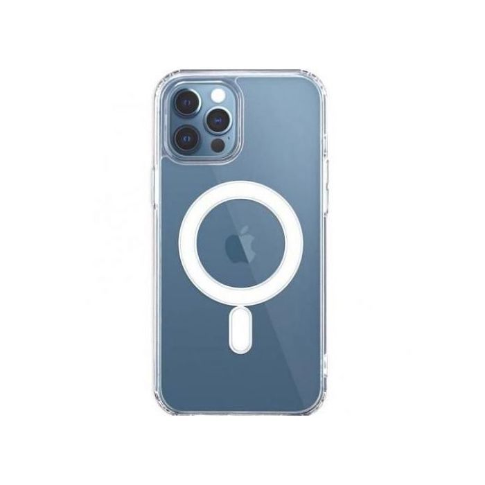 Pochette transparent pour iPhone 12 MagSafe magnétique