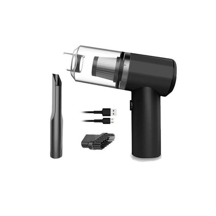 Aspirateur de voiture 2 en 1 avec lumière LED Mini portable sans fil portable
