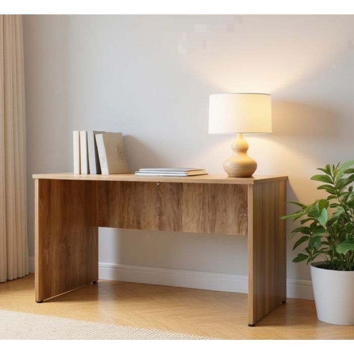 Bureau simple - GENERIC - 1070 x 600 x 700 mm - Finition Havana - Bois - Adulte