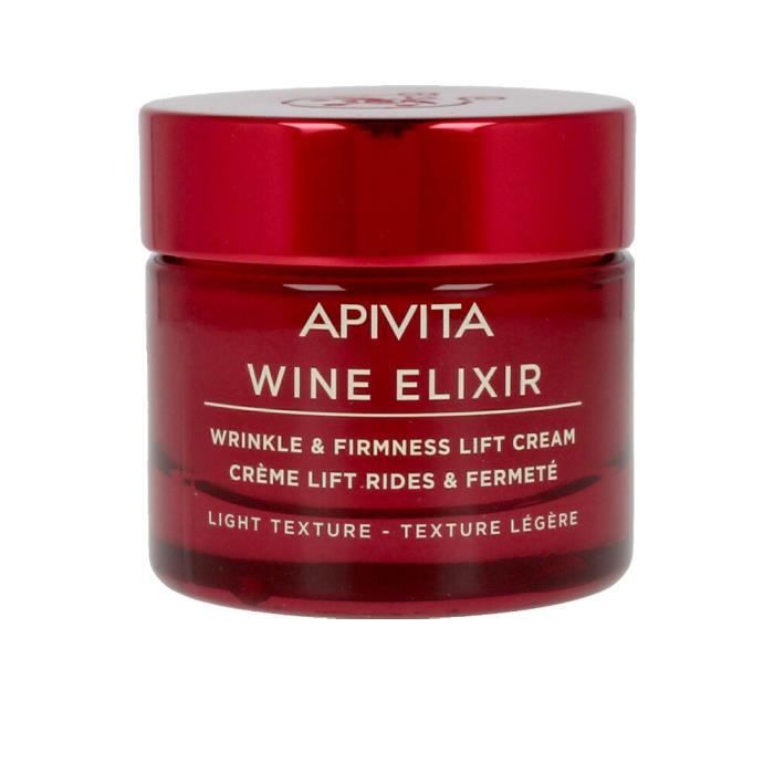 Crème anti-rides - APIVITA - WINE ELIXIR - Texture légère - 50 ml - Sans parabène