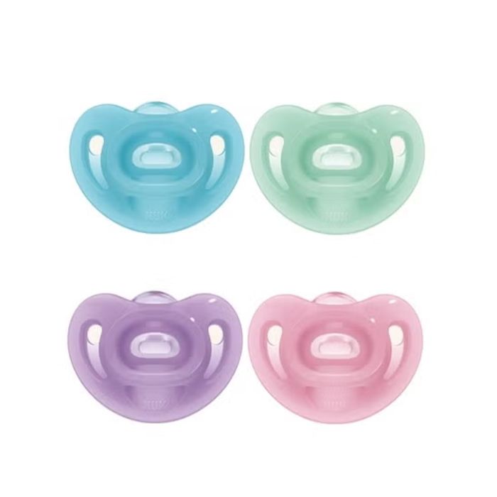 Sucette - NUK - Sensitive - 0-6 mois - Silicone orthodontique - Sans BPA