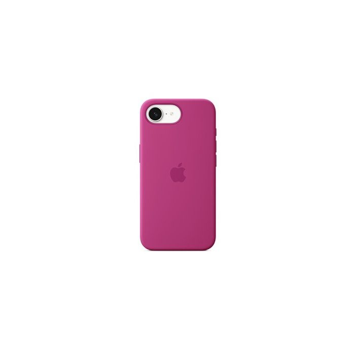 Accessoire pour téléphone mobile Apple Coque en silicone Fuchsia pour iPhone 16e
