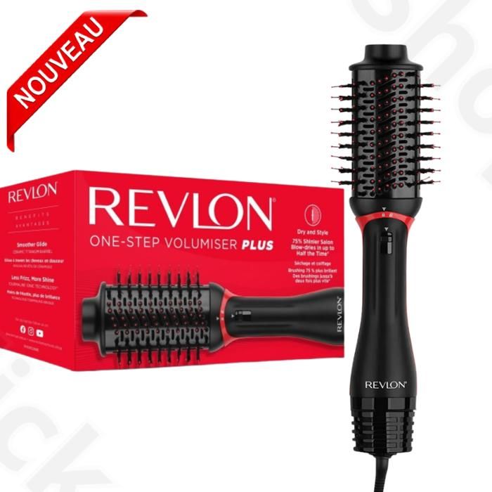 Brosse Soufflante Professionnelle One-Step Volumiser Plus , cylindre en titane et céramique, RVDR5298E