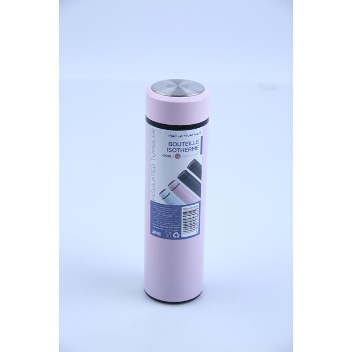 Bouteille Isotherme Inox Double Paroi 400ml SVF-400 (Couleur aléatoire)