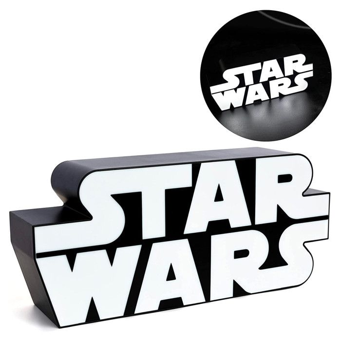 Lampa - Star Wars - Logotyp - USB uppladdningsbar - 1 glödlampa - Modern design- USED