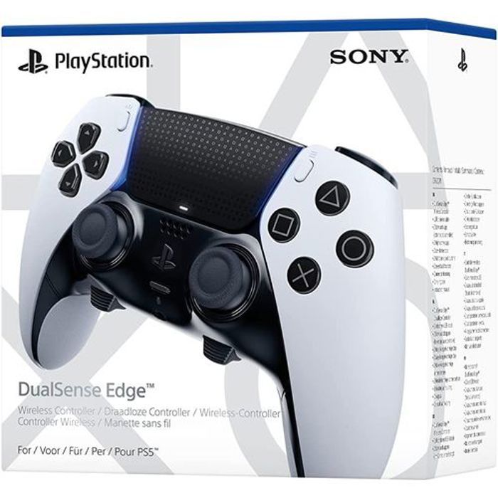 Manette sans fil - Sony - PS5 DualSense Edge - Multicolore - Personnalisable - Haute performance