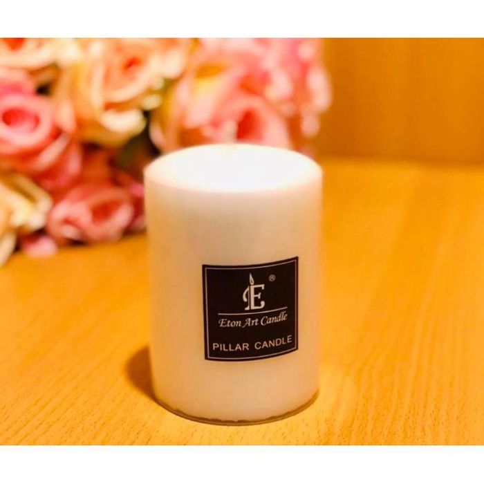Bougie parfumée blanche ,bougie parfumé décorative