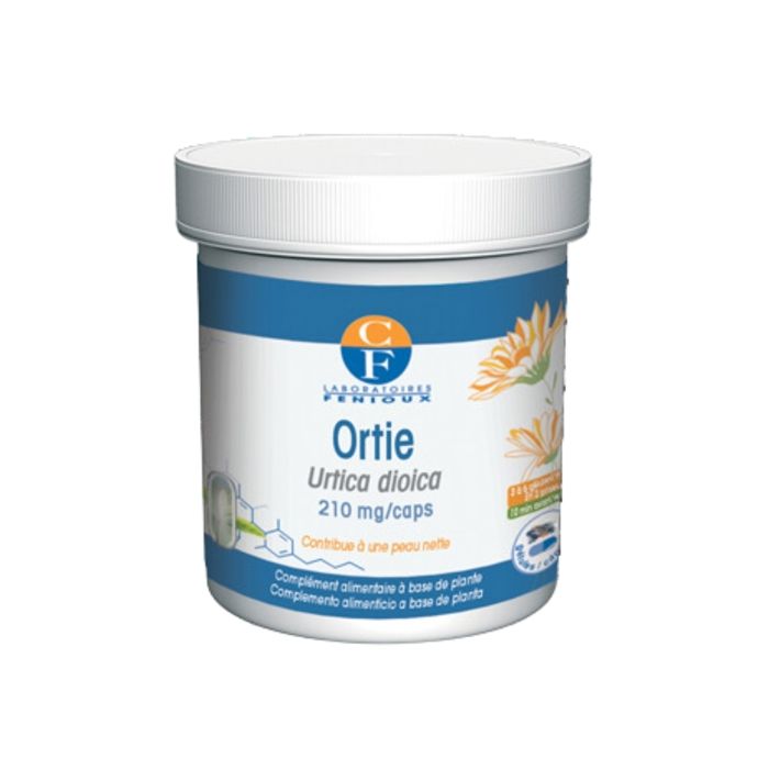 Complément alimentaire - Fenioux - Ortie - 120 gélules - Vegan - Extrait d'ortie