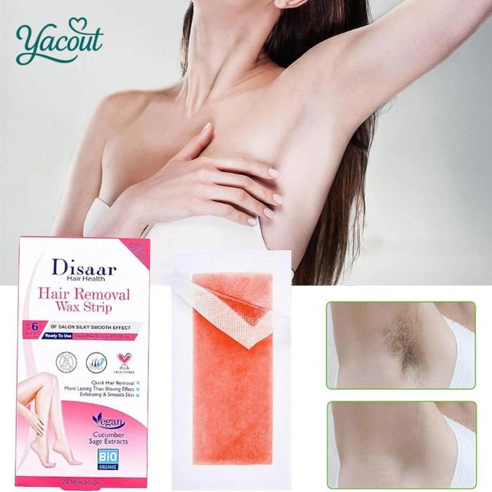 Disaar bandes de cire douceur peau lisse