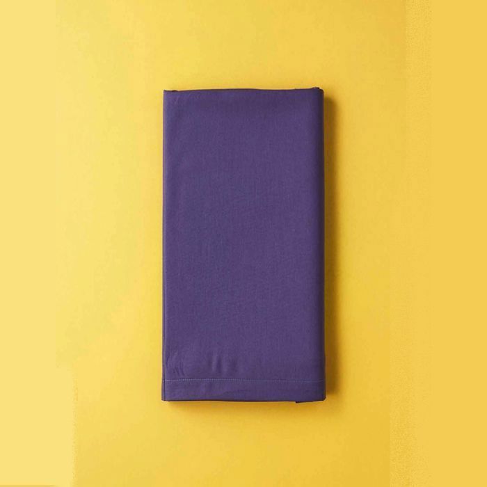 Drap élastique - BELLA MAISON - Violet - 160x200x35 - Naturelle - Uni
