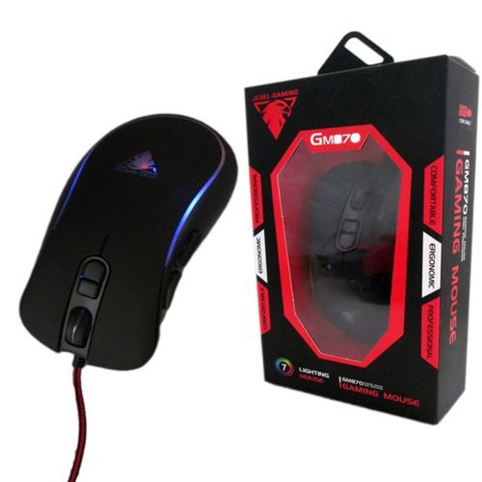 Jedel Souris Gaming - GM870 - 3200 DPI - réglable - Wired Mouse USB filaire optique