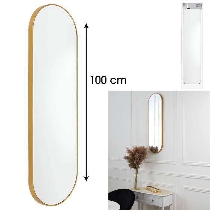 MIROIR DORE -  30X100CM M4