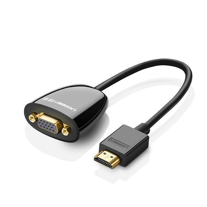 Adaptateur HDMI vers VGA - Ugreen - 40253 - Résolution 1080p - Connecteur HDMI mâle - VGA femelle