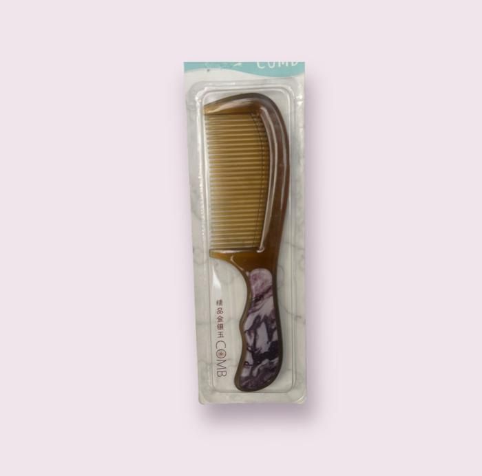 Retro suction marble comb