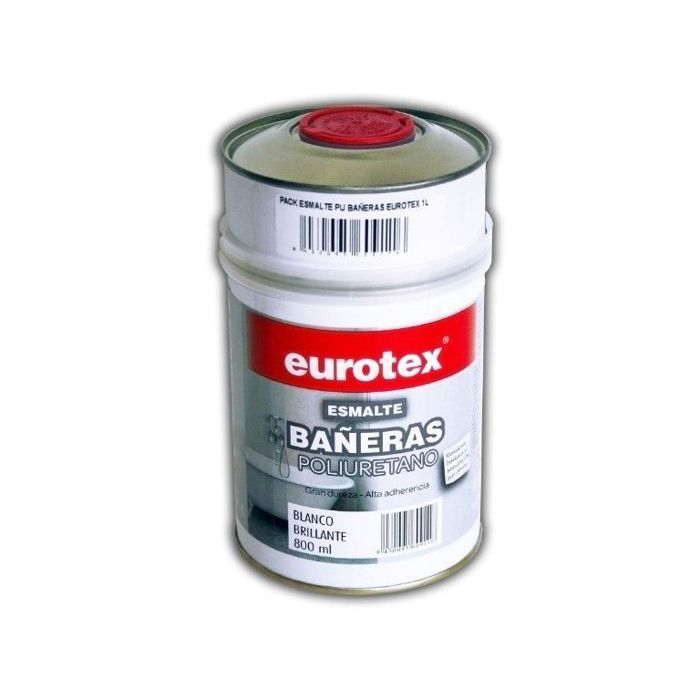 Peinture polyuréthane - EUROTEX - ESMALTE PU BANERAS - Blanc brillant - 1L - Intérieur