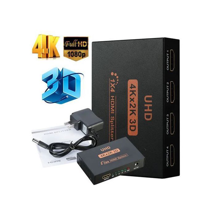 Splitter HDMI 1 In 4 Out Video (4 ports) 4K 3D