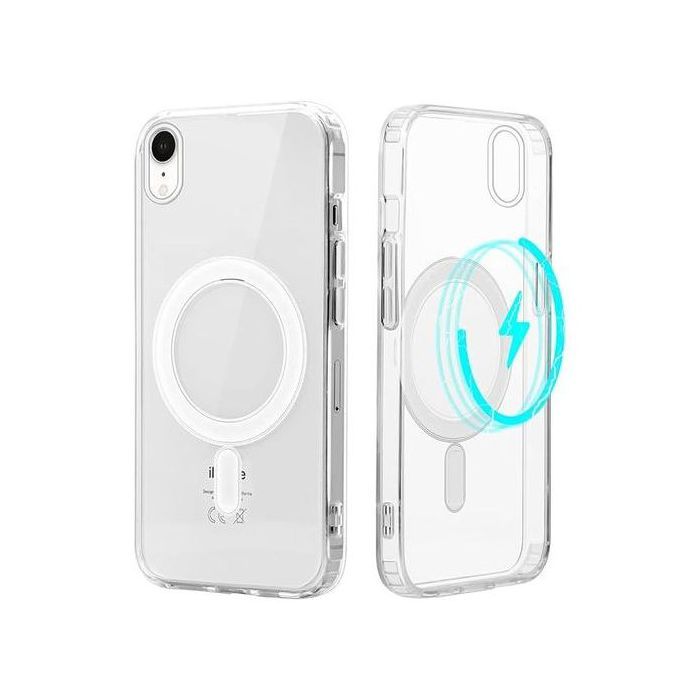 Pochette transparent pour iPhone xr  MagSafe magnétique