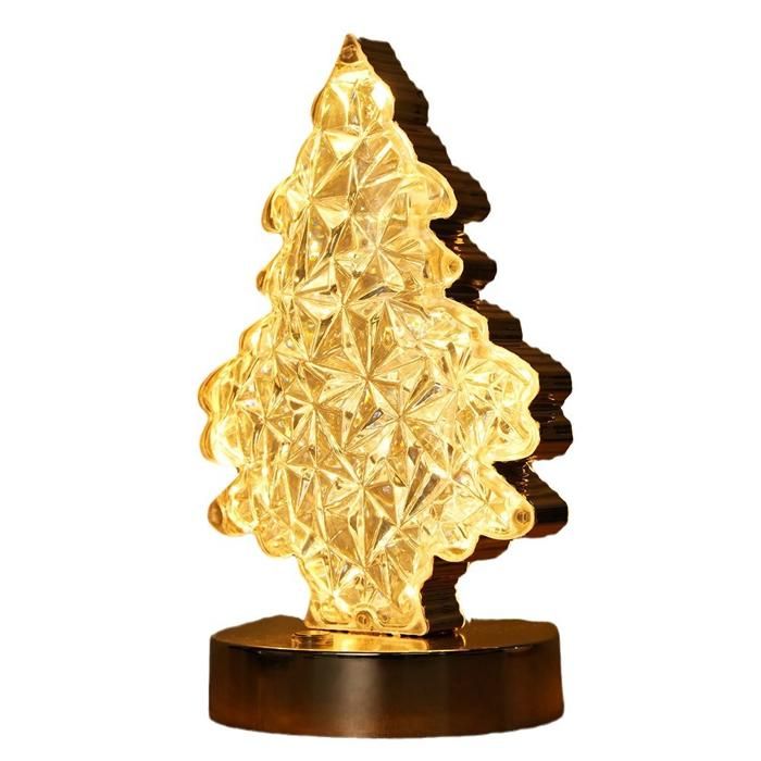 Lampe de Decoratin Cristal Tactile Lampe de Table de chevet Veilleuse LED , Abat jour Cristal