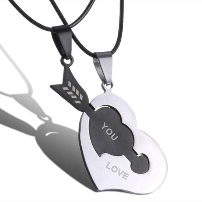 Collier Couple - Flèche d'amour