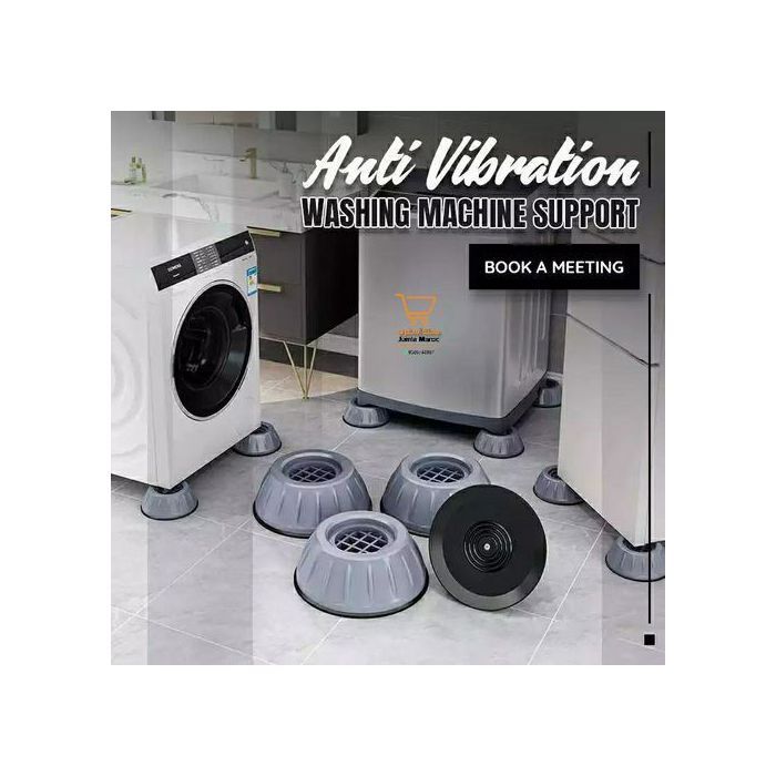 Mini Amortisseurs lave linge,4 pièces Tapis Anti-Vibration pour Machine à laver
