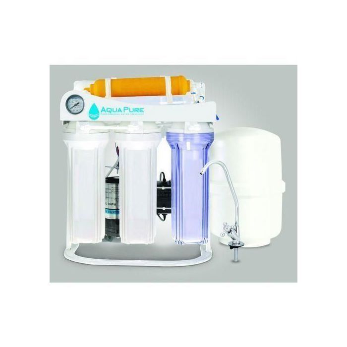 Aqua Pure OSMOSEUR DOMESTIQUE INVERSE POUR FILTRATION D'EAU 7 ETAPES - Garantie 1 an
