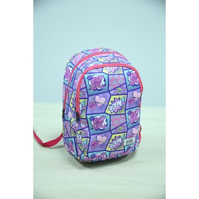 Sac à dos motif fille 40 cm
