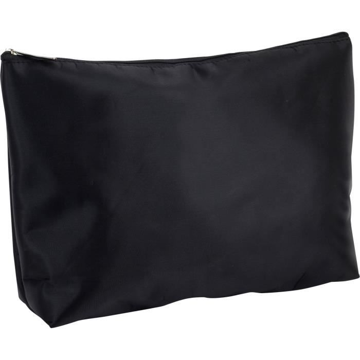 Trousse de toilette GM - Toile damier graphite - Noir