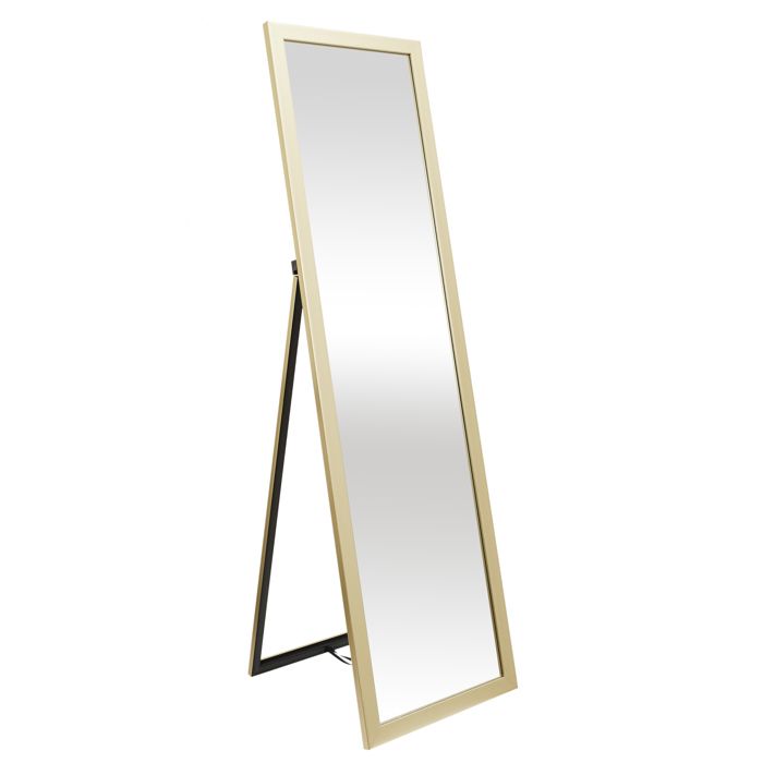 MIROIR SUR PIED DORE 124CM