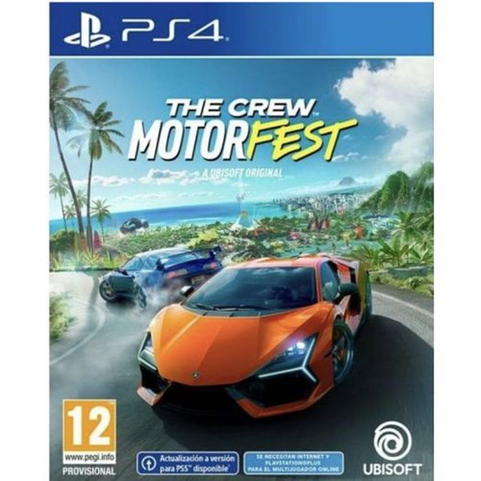 Jeu vidéo - UBISOFT - The Crew Motorfest - PS4 - Monde ouvert - Courses intenses - Collection de voitures