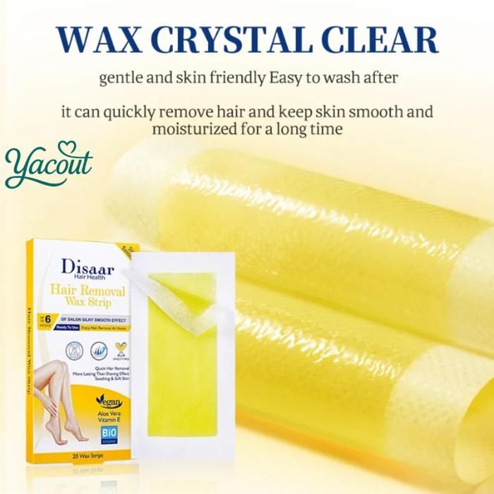 Bandes de cire Disaar Aloe Vera peau sensible