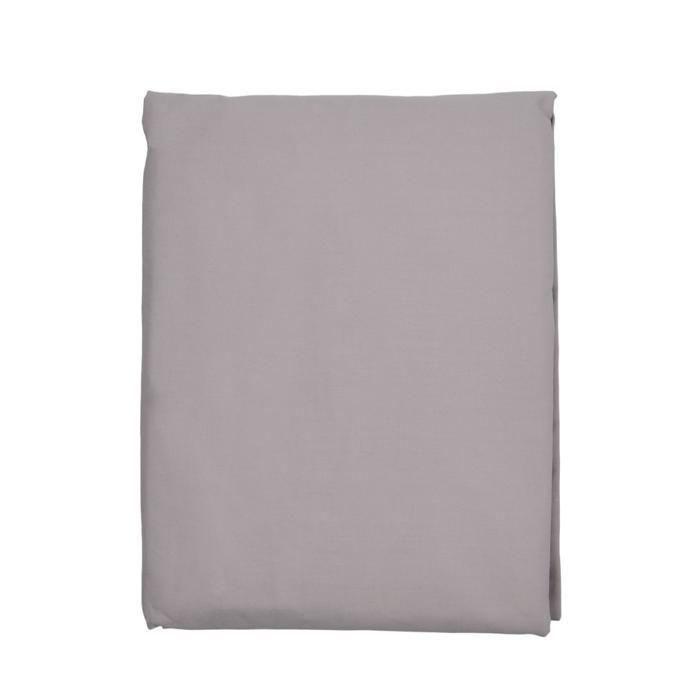 DRAP PLAT UNI COTON 230/250 GRIS