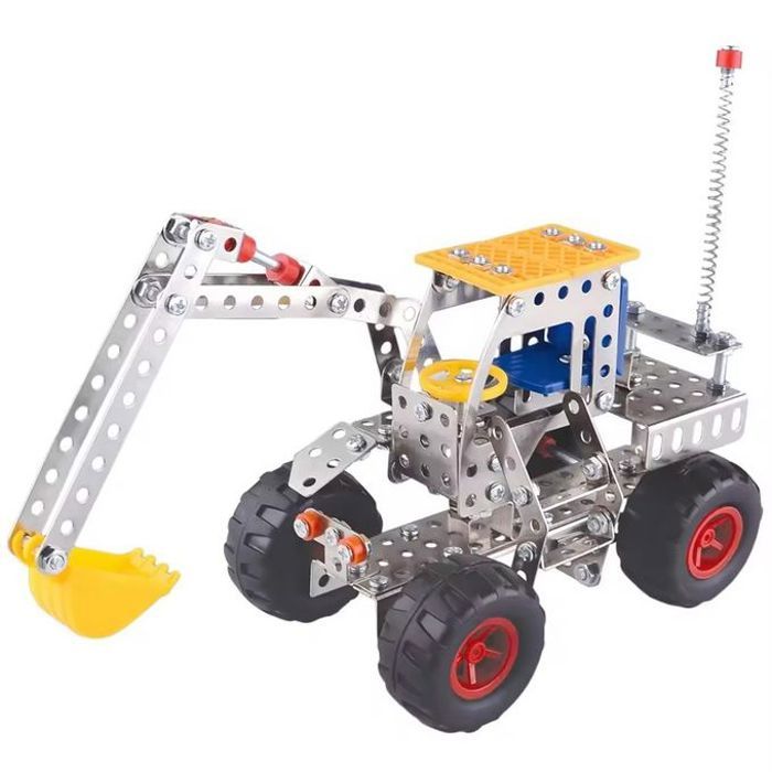 Blocs de construction en métal VOITURE D'INGENIERIE Puzzle mécanique 208 Pcs