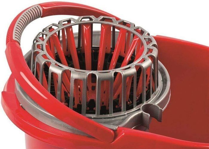 Seau de nettoyage de 17 litres avec essoreur puissante +recharge mop