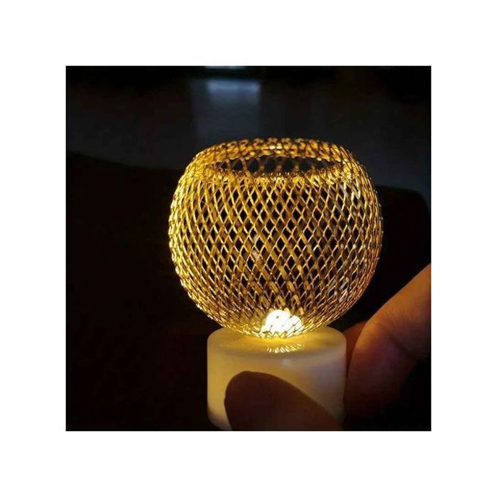 Lampe boule de cristal déco salon