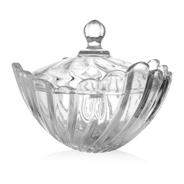 Bonbonnière en verre ronde 1120 g DM603