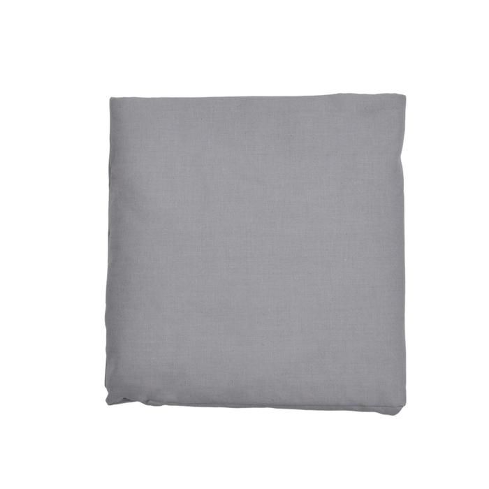DRAP HOUSSE POLYCOTON 180/200 GRIS 115G 76/FILS